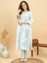 PKD 1508 Paisley Art Printed Modal Kurta Set  Fresh Mint