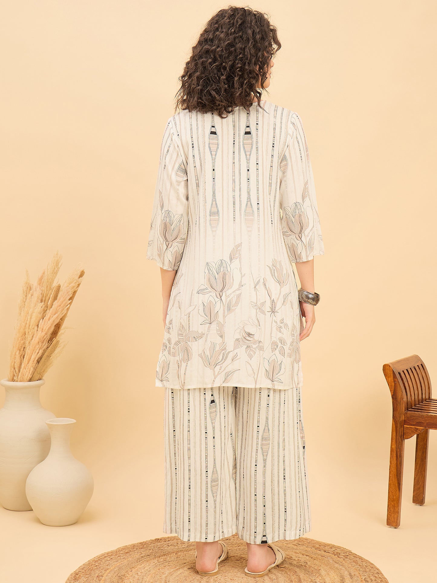 CS 1551 Nordic Stripe Bloom Set  Olive Dust