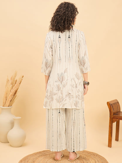 CS 1551 Nordic Stripe Bloom Set  Olive Dust