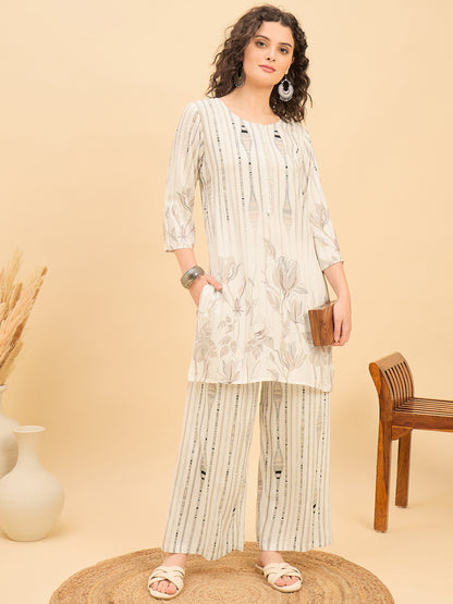 CS 1551 Nordic Stripe Bloom Set  Olive Dust