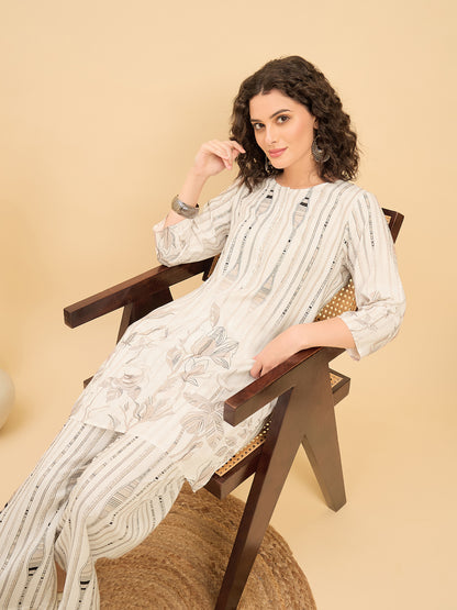 CS 1551 Nordic Stripe Bloom Set  Olive Dust