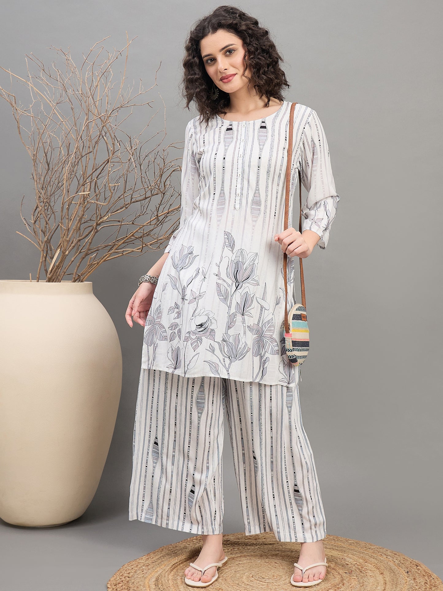 Minimalist  Floral Co-Ord Set