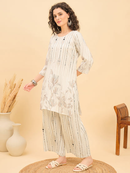 CS 1551 Nordic Stripe Bloom Set  Olive Dust